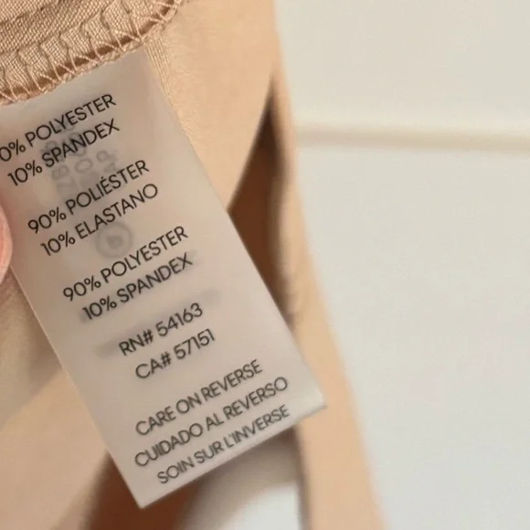 Karl Lagerfeld Crepe Sheath Dress in Tan Size 4 Midi length - Picture 6 of 9